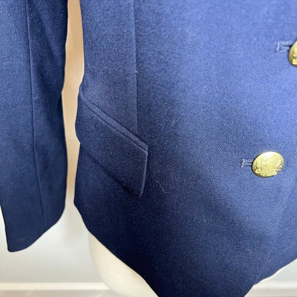 J.Crew $198 Petite Original Schoolboy Blazer Navy Size P2 AZ566 - Picture 5 of 10